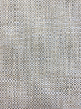 Load image into Gallery viewer, Designer Beige Taupe MCM Mid Century Modern Woven Tweed Water &amp; Stain Resistant Upholstery Fabric WHS 4186