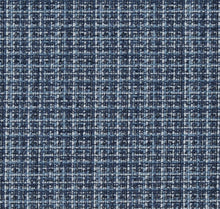 Load image into Gallery viewer, Crypton Stain Repellent Navy Blue MCM Chenille Tweed Upholstery Fabric