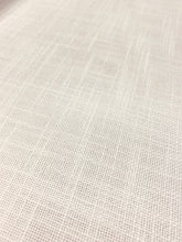 Load image into Gallery viewer, Faux Linen MCM Mid Century Modern Off White Water &amp; Stain Resistant Upholstery Drapery Fabric WHS 3128