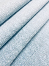 Load image into Gallery viewer, 1.5 Yard InsideOut Water &amp; Stain Resistant Aqua Blue Chenille Upholstery Fabric WHS 4163