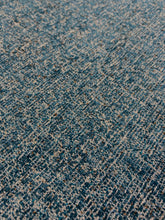 Load image into Gallery viewer, Designer Water &amp; Stain Resistant Brown French Blue Botanical Upholstery Fabric WHS 3646