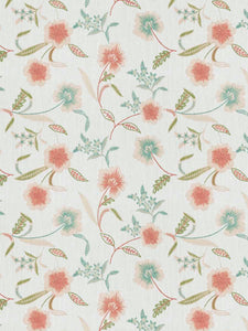 Advantage Catlett Light Pink Floral Toss Wallpaper at