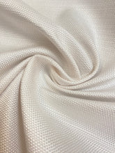 Load image into Gallery viewer, Designer Cream Water &amp; Stain Resistant Indoor Outdoor Canvas Upholstery Drapery Fabric STA 4119
