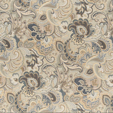 Load image into Gallery viewer, Heavy Duty Yellow Seafoam Green Paisley Upholstery Fabric CF