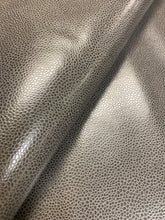 Load image into Gallery viewer, Designer Stingray Shagreen Grey Glossy Faux Leather Upholstery Vinyl WHS 3721