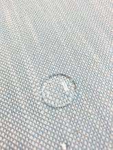 Load image into Gallery viewer, Designer Water &amp; Stain Resistant Indoor Outdoor Aqua Blue MCM Mid Century Modern Tweed Upholstery Fabric STA 3627
