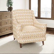Load image into Gallery viewer, Beige Yellow Mustard Geometric Abstract Upholstery Fabric CF