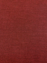 Load image into Gallery viewer, Designer Burgundy Maroon MCM Mid Century Modern Tweed Water &amp; Stain Resistant Upholstery Fabric WHS 3541