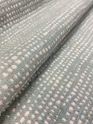 1.5 Yard Designer Grey Blue Seafoam Heavy Duty Geometric Abstract Upholstery Fabric WHS 3536