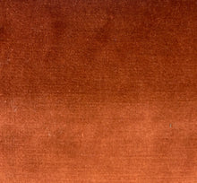 Load image into Gallery viewer, Designer Copper Brown Cotton Water &amp; Stain Resistant Velvet Upholstery Fabric STA 3999