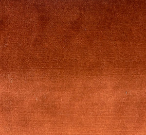 Designer Copper Brown Cotton Water & Stain Resistant Velvet Upholstery Fabric STA 3999