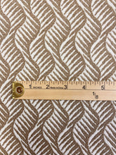Load image into Gallery viewer, Templeton Douro Beige Jasper Taupe Water &amp; Stain Resistant Abstract Upholstery Fabric WHS 3837