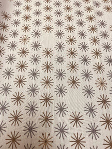 1.75 Yard Sunbrella Mayer Spokes Meteor Grey Beige Brown Indoor Outdoor Water & Stain Resistant Upholstery Fabric WHS 3239