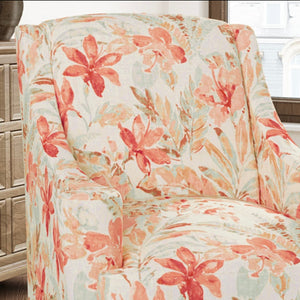 Stain Resistant Beige Green Seafoam Pink Red Floral Upholstery Drapery Fabric CF