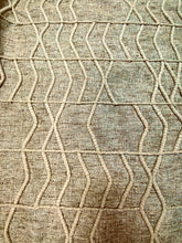 Load image into Gallery viewer, Nobilis Moucharabieh Natural Woven Taupe Geometric Rustic Upholstery Drapery Fabric WHS 3320