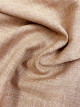 Load image into Gallery viewer, Terracotta Brown Belgian Linen Water &amp; Stain Resistant Upholstery Drapery Fabric WHS 3424