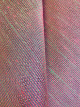 Load image into Gallery viewer, Pink Green Textured Upholstery Drapery Fabric WHS 3896
