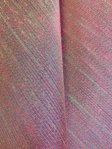Pink Green Textured Upholstery Drapery Fabric WHS 3896