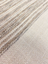 Load image into Gallery viewer, Designer Water &amp; Stain Resistant Beige Sage Cream Grey Stripe Upholstery Fabric WHS 3625