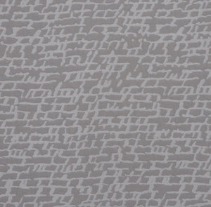 Gray Taupe Cream Off White Abstract Upholstery Drapery Fabric / Fog