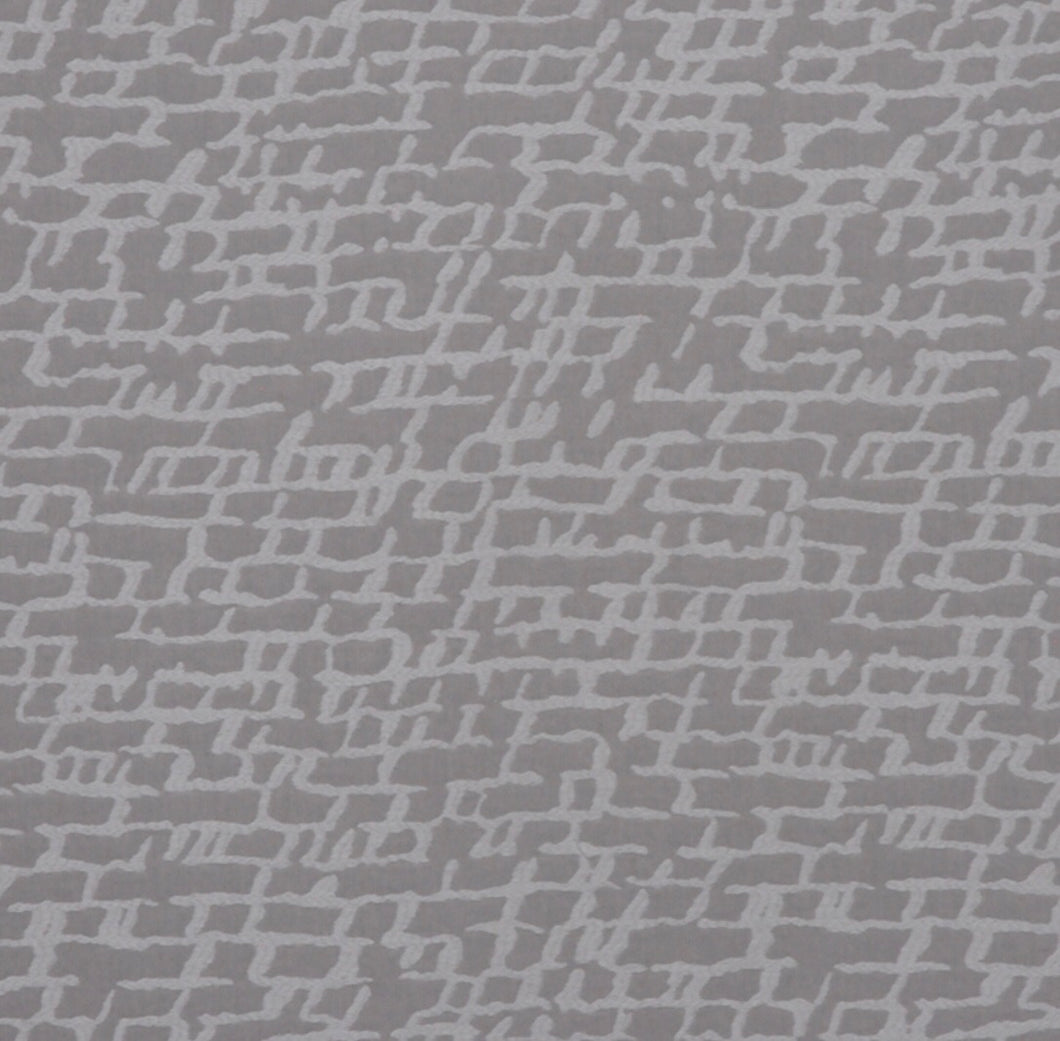 Gray Taupe Cream Off White Abstract Upholstery Drapery Fabric / Fog