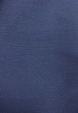 Load image into Gallery viewer, Navy Blue Faux Silk Leather Dupioni Upholstery Vinyl WHS 3888