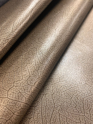 Designer Heavy Duty Commercial Bronze Textured Faux Leather Upholstery Vinyl WHS 3757