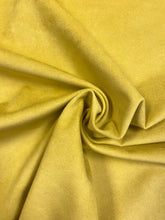 Load image into Gallery viewer, Designer Chartreuse Green Yellow Faux Leather Suede Water &amp; Stain Resistant Upholstery Fabric WHS 3455