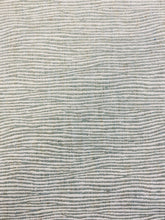 Load image into Gallery viewer, Designer Water &amp; Stain Resistant Flax Woven Seafoam Beige Cream Upholstery Fabric WHS 3780