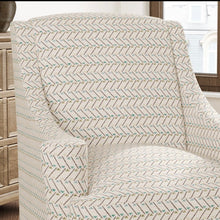 Load image into Gallery viewer, Heavy Duty Beige Green Grey Blue Geometric Abstract Upholstery Fabric CF