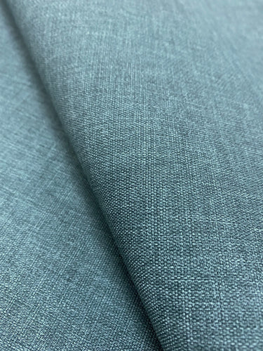 2.5 Yds Designer Heavy Duty Teal Blue MCM Mid Century Modern Faux Leather Upholstery Vinyl WHS 3658