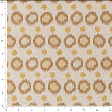 Load image into Gallery viewer, Beige Yellow Mustard Geometric Abstract Upholstery Fabric CF