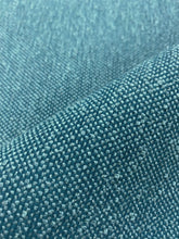 Load image into Gallery viewer, Designer MCM Mid Century Modern Turquoise Teal Blue Textured Crypton Upholstery Fabric WHS 3891