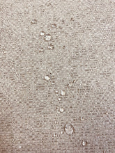 Load image into Gallery viewer, Designer Woven Beige MCM Mid Century Modern Tweed Water &amp; Stain Resistant Upholstery Fabric WHS 3298