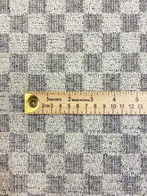 Load image into Gallery viewer, Kelly Wreastler Quay Grey Chenille Check Indoor Outdoor Water &amp; Stain Resistant Upholstery Fabric WHS 3678