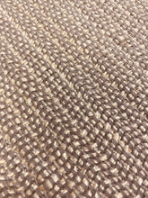 Load image into Gallery viewer, Designer Reversible Heavy Duty MCM Mid Century Modern Flax Woven Brown Taupe Tweed Chenille Upholstery Fabric WHS 3459