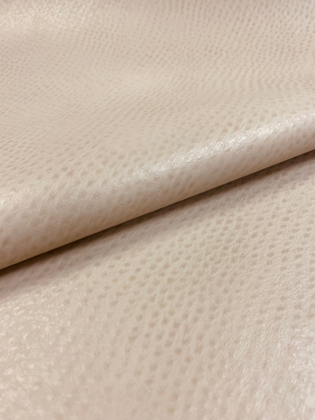 Kravet Smart Ossy Beige Neutral Animal Skin Pattern Faux Leather Vinyl Upholstery Fabric STA 3072