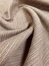 Load image into Gallery viewer, Designer Reversible Heavy Duty MCM Mid Century Modern Flax Woven Brown Taupe Tweed Chenille Upholstery Fabric WHS 3459