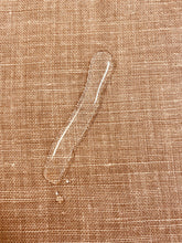 Load image into Gallery viewer, Terracotta Brown Belgian Linen Water &amp; Stain Resistant Upholstery Drapery Fabric WHS 3424
