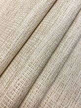 Load image into Gallery viewer, Designer MCM Mid Century Modern Cream Beige Woven Tweed Water &amp; Stain Resistant Upholstery Fabric WHS 4235