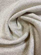 Load image into Gallery viewer, Designer Woven Beige MCM Mid Century Modern Tweed Water &amp; Stain Resistant Upholstery Fabric WHS 3298