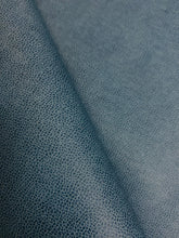 Load image into Gallery viewer, Designer Animal Pattern Cobalt Blue Vegan Faux Leather Backing Suede Upholstery Vinyl WHS 4147