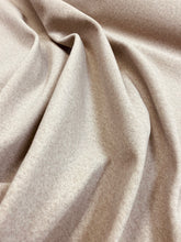 Load image into Gallery viewer, Designer Plush Flannel Beige MCM Mid Century Modern Oatmeal Upholstery Fabric WHS 3163