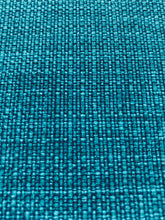 Load image into Gallery viewer, Designer MCM Mid Century Modern Teal Blue Tweed Upholstery Fabric WHS 3161