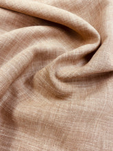 Load image into Gallery viewer, Terracotta Brown Belgian Linen Water &amp; Stain Resistant Upholstery Drapery Fabric WHS 3424
