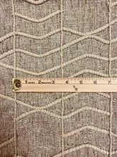 Load image into Gallery viewer, Nobilis Moucharabieh Natural Woven Taupe Geometric Rustic Upholstery Drapery Fabric WHS 3320