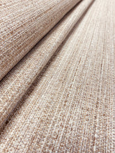 Load image into Gallery viewer, Designer Water &amp; Stain Resistant MCM Mid Century Modern Taupe Brown Beige Tweed Upholstery Fabric WHS 3483
