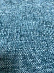 Teal Water & Stain Resistant MCM Mid Century Modern Chenille Upholstery Fabric WHS 3608