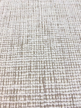 Load image into Gallery viewer, Designer Cream Taupe Performance MCM Mid Century Modern Chenille Upholstery Fabric STA 3531