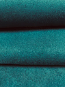 Designer Heavy Duty Teal Suede Upholstery Fabric WHS 3965